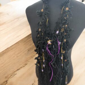 Collar MaryPy Negro Largo