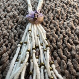 Linea Mar y Tierra Blanco Lila Madera