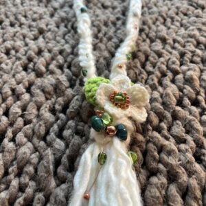 Linea Mar y Tierra Blanco Floral Cristal