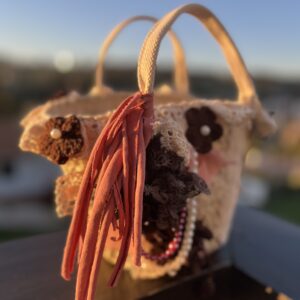 Capazo Blanco Floreal